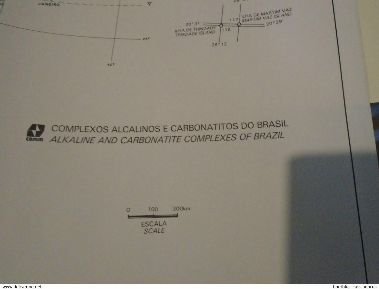 CARBONITIC COMPLEXES OF BRAZIL : GEOLOGY 1984 COMPANHIA BRASILEIRA DE METALURGIA E MINERACAO / BRESIL, GEOLOGIE... - Geología