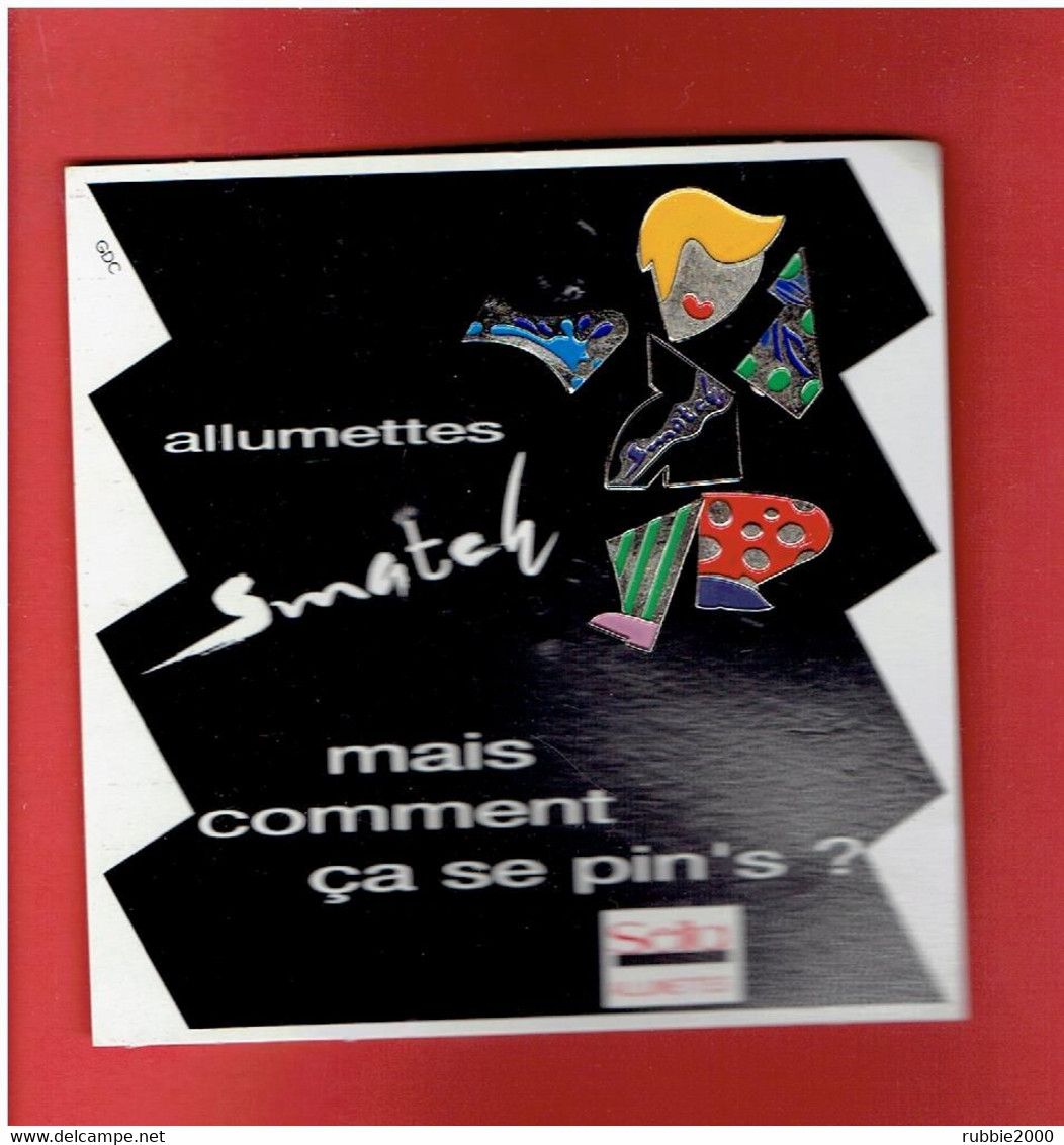 ALLUMETTES SMATCH PUZZLE PUBLICITAIRE DE 6 PINS PUBLICITE SEITA TABAC CIGARETTE - Objets Publicitaires