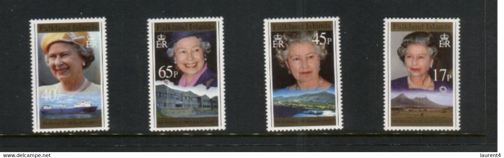 (stamps 22-09-2020) Falkland Islands  - Set Of 4 Mint Stamps (Queen) - Islas Malvinas