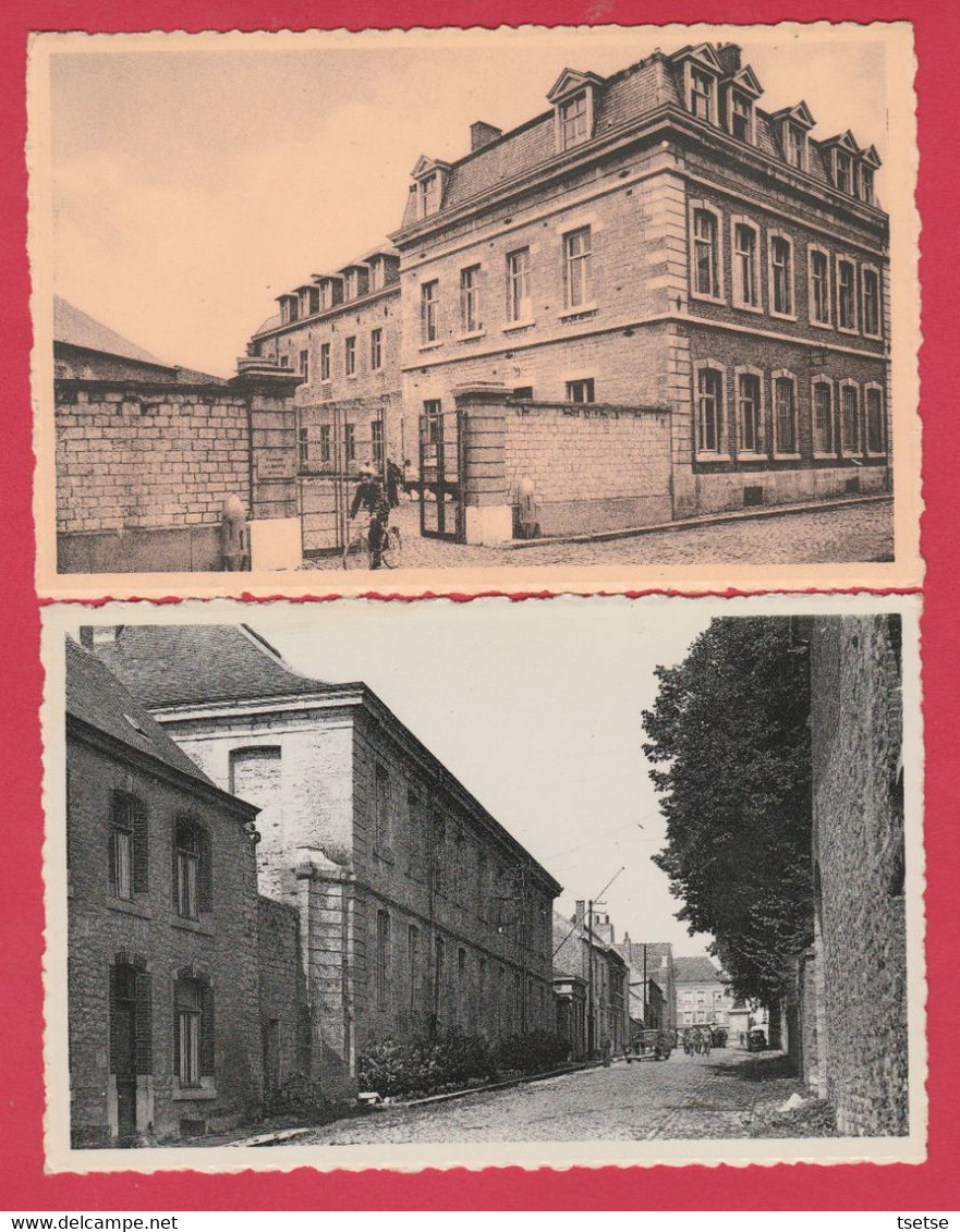 Philipppeville - Les 2 Casernes ...Commandant Mathot Et Lieutenant Scieur - 2 Cartes Postales  ( Voir Verso ) - Philippeville