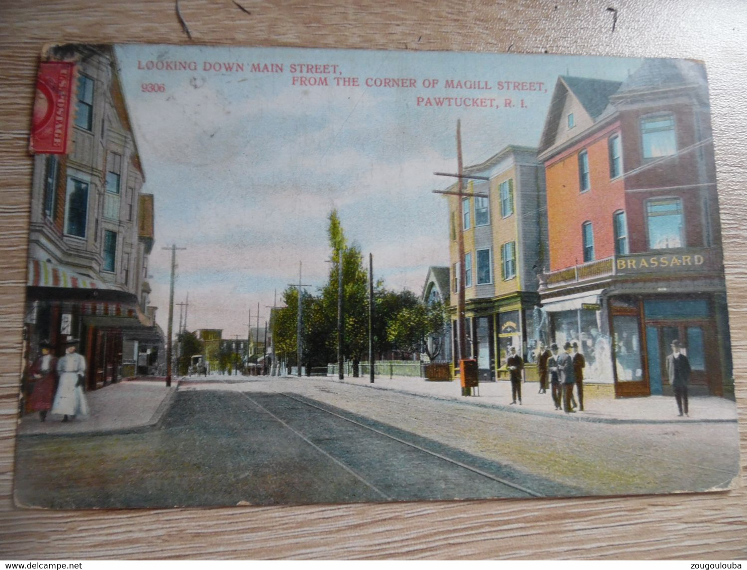 PAWTUCKET Main Street From The Corner Of Magill Street - Pawtucket