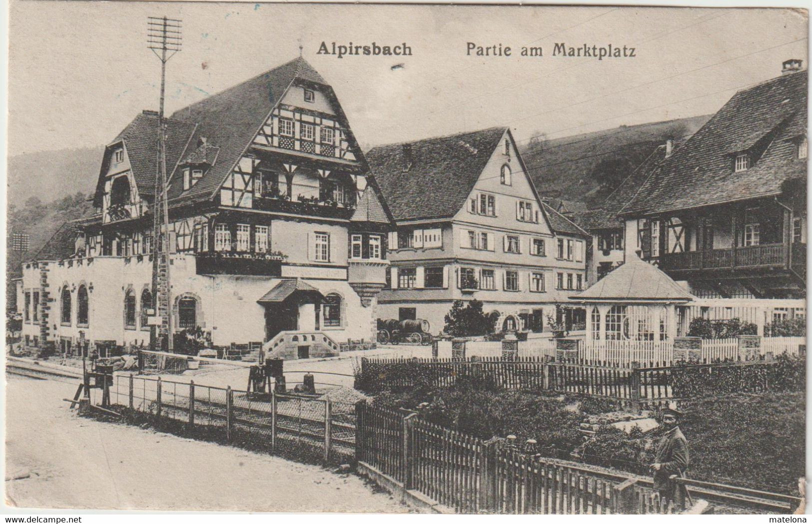 ALLEMAGNE BADE WURTEMBERG ALPIRSBACH PARTIE AM MARKTPLATZ - Alpirsbach