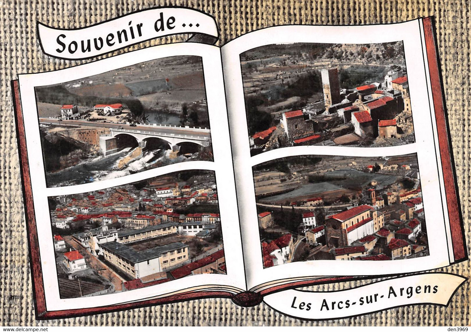 Souvenir De ... Les ARCS-sur-ARGENS - Pont - Tour Et Parage - Groupe Scolaire - Eglise St-Jean-Baptiste - Livre Ouvert - Les Arcs