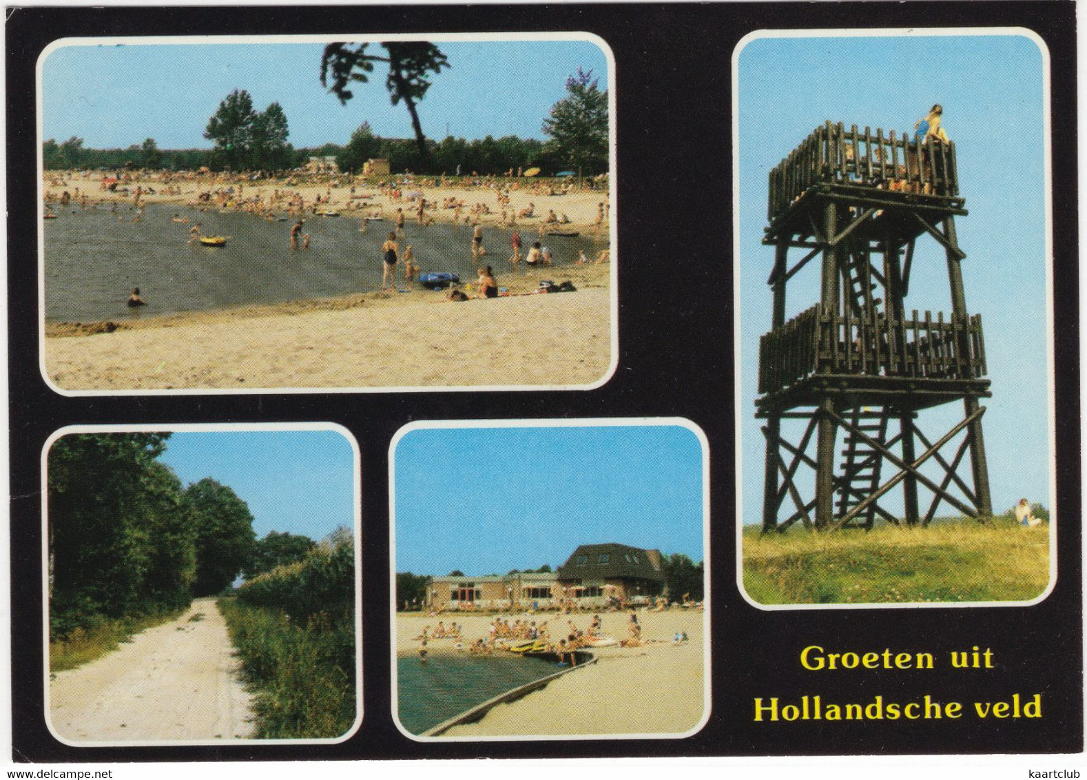 Groeten Uit Hollandsche Veld - Uitkijktoren, Zwemplas - Hoogeveen