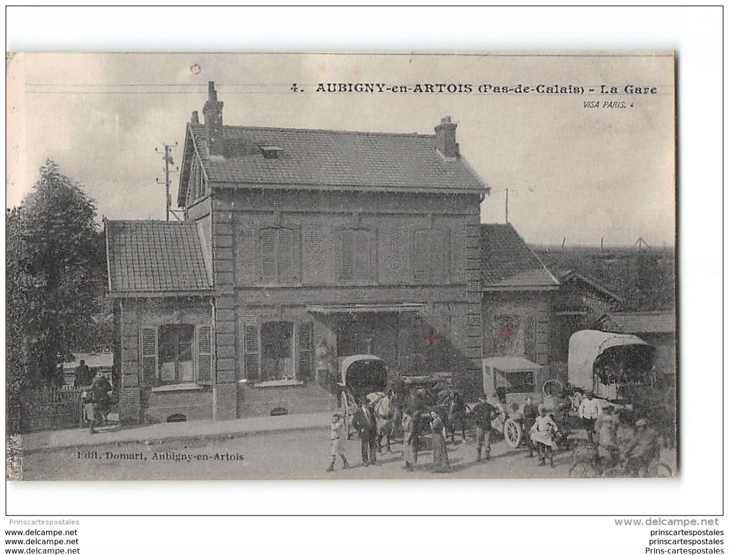 CPA 62 Aubigny En Artois La Gare - Aubigny En Artois