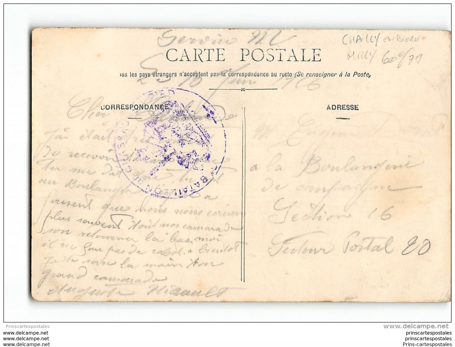 CPA 77 Perthes La Gare Et Le Train Tramway Ligne De Chailly En Biere Milly - Perthes