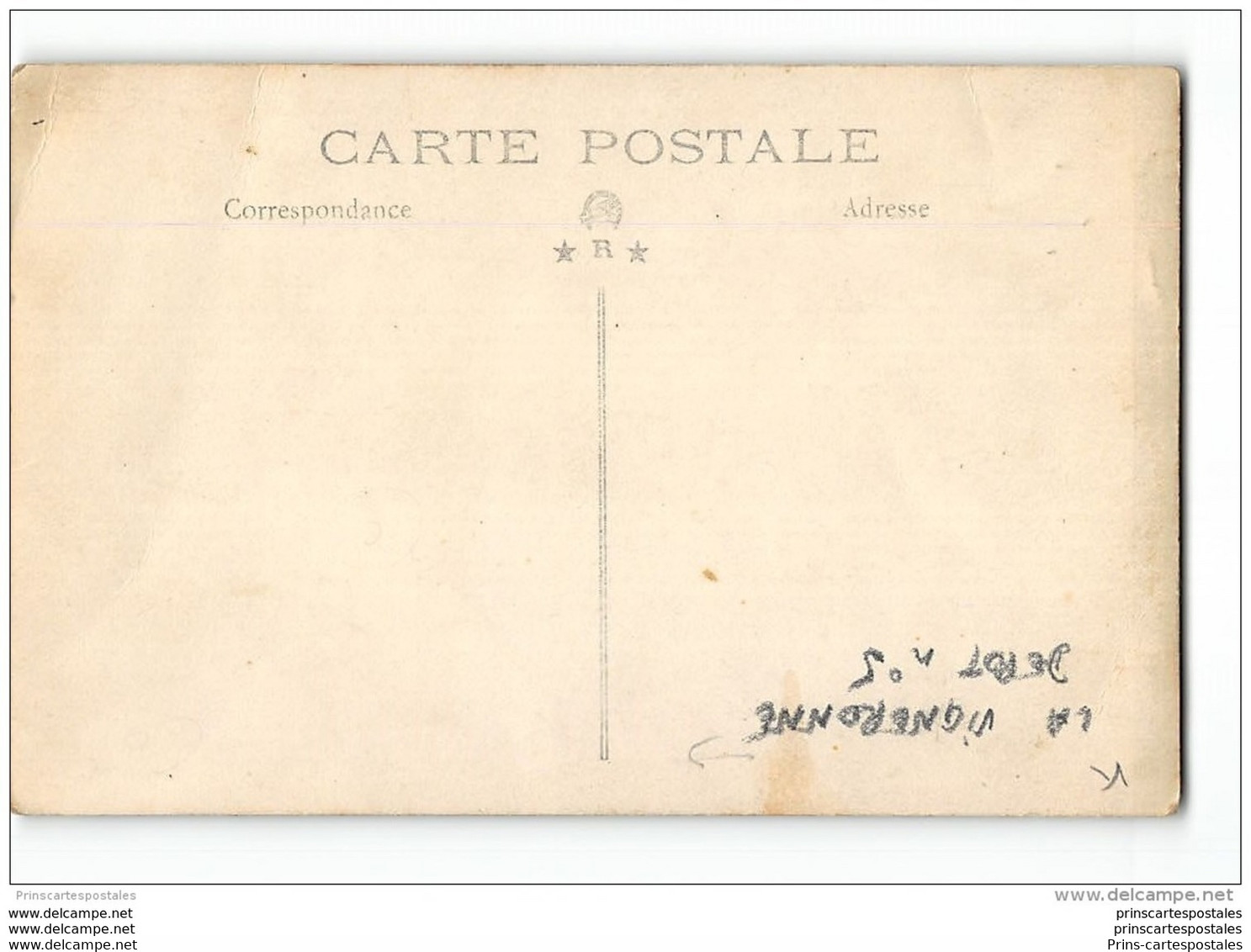 CPA Carte Photo à Situer Devanture D'epicerie Vins La Vigneronne - Autres & Non Classés