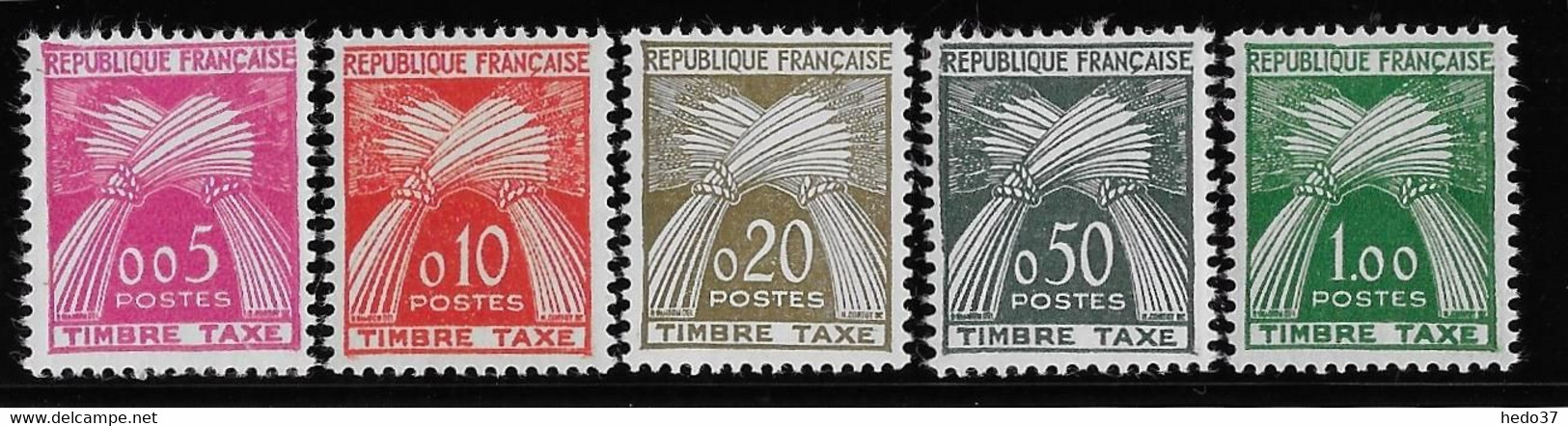 France Taxe N°90/94 - Neuf ** Sans Charnière - TB - 1960-.... Neufs