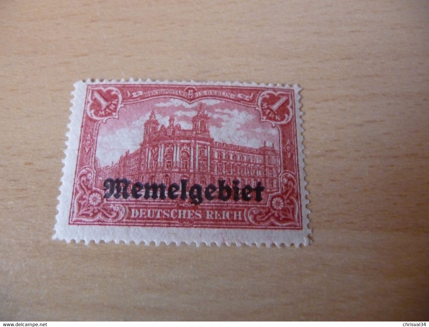 TIMBRE  COLONIES  FRANCAISES  MEMEL    N  13  COTE  1,50  EUROS  NEUF  TRACE  CHARNIERE - Ungebraucht