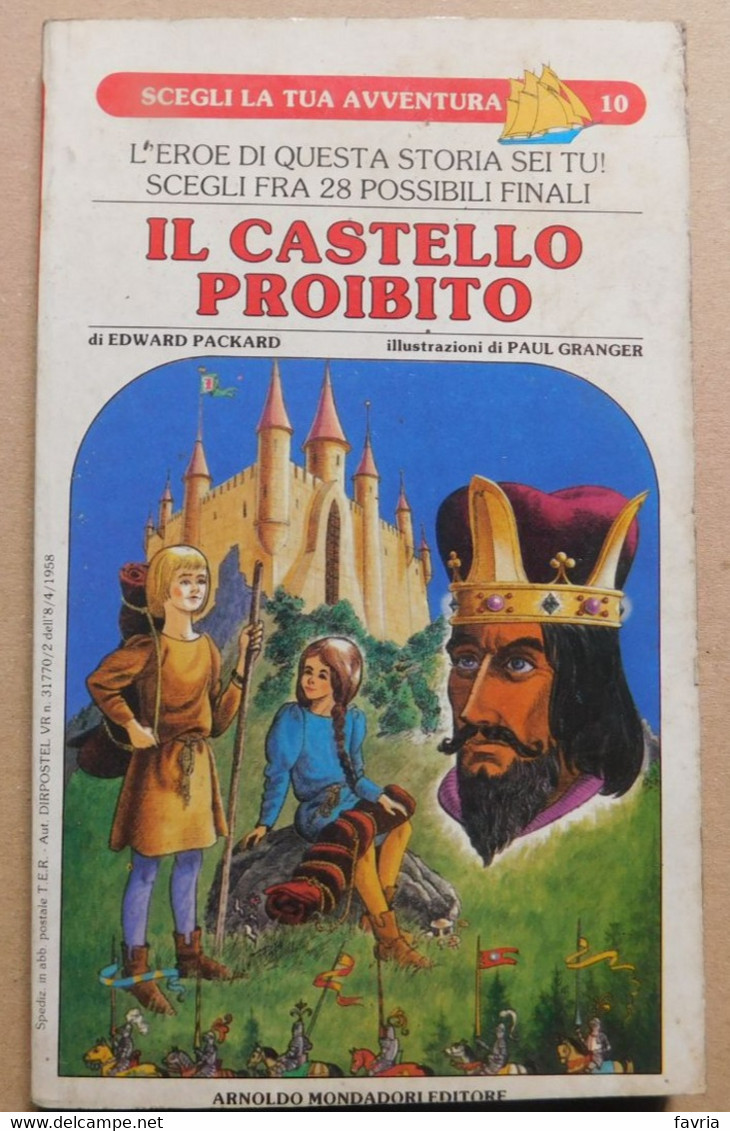 Il Castello Proibito  #  Edward Packard  # Mondadori,1987 #  17,7x10,7  #  - Avventura N.10 # Pag. 108 - Zu Identifizieren