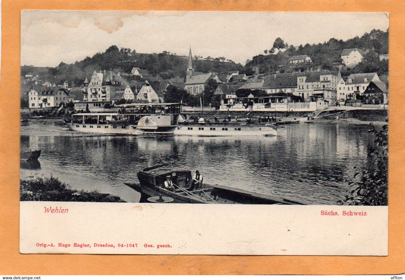 Wehlen Germany 1900 Postcard - Wehlen