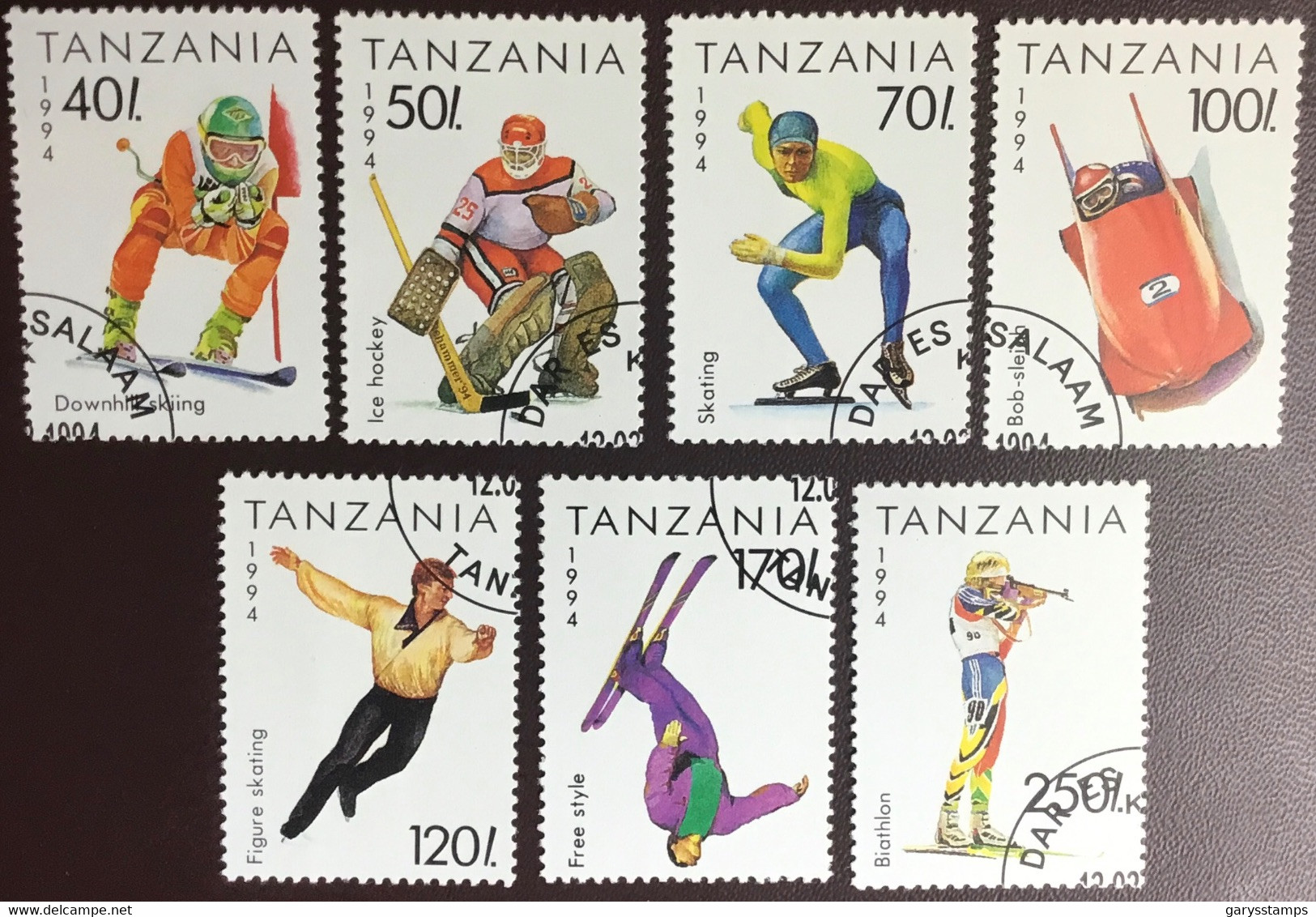 Tanzania 1994 Winter Olympics CTO - Tanzania (1964-...)