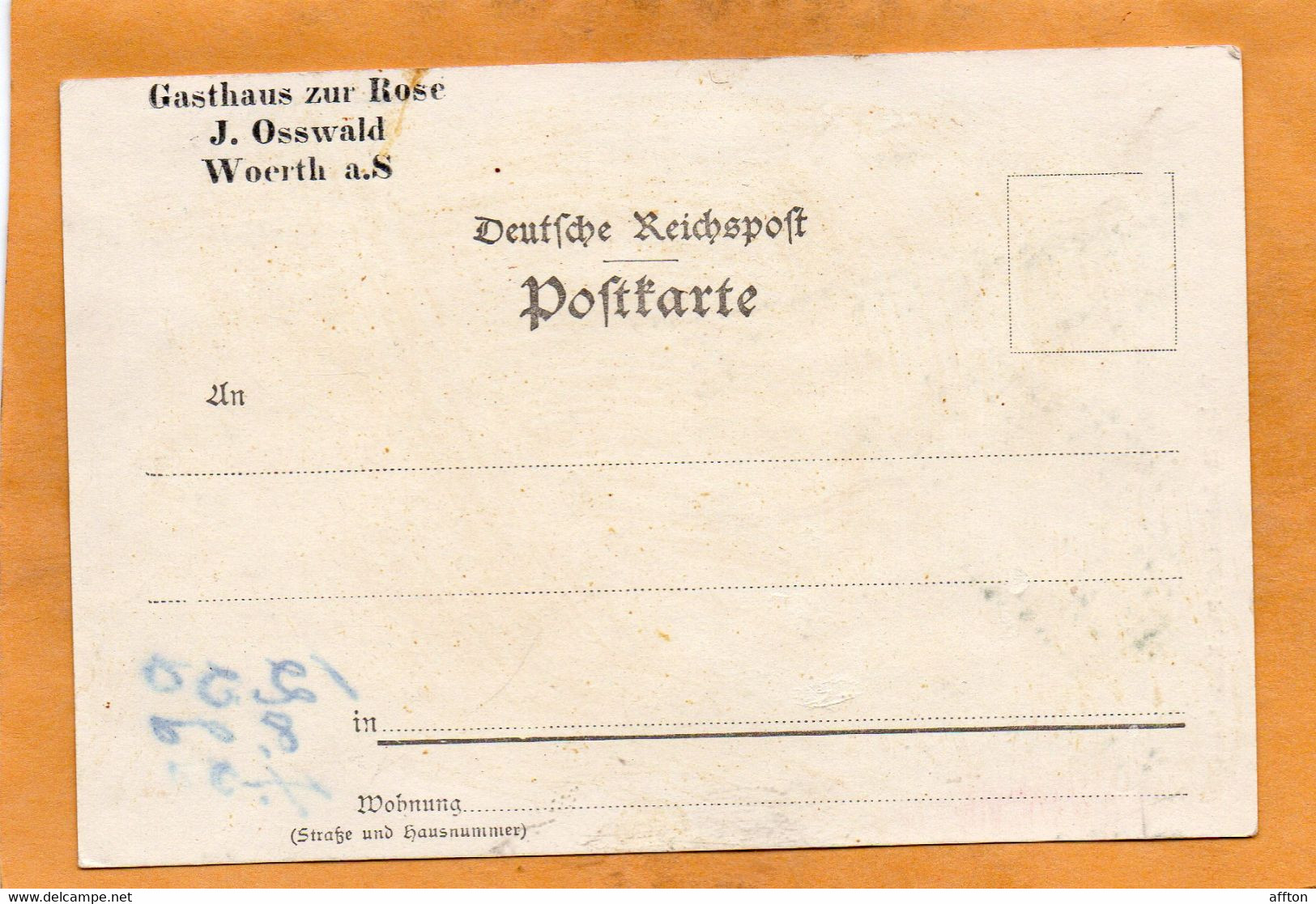 Woerth Germany 1900 Postcard - Woerth