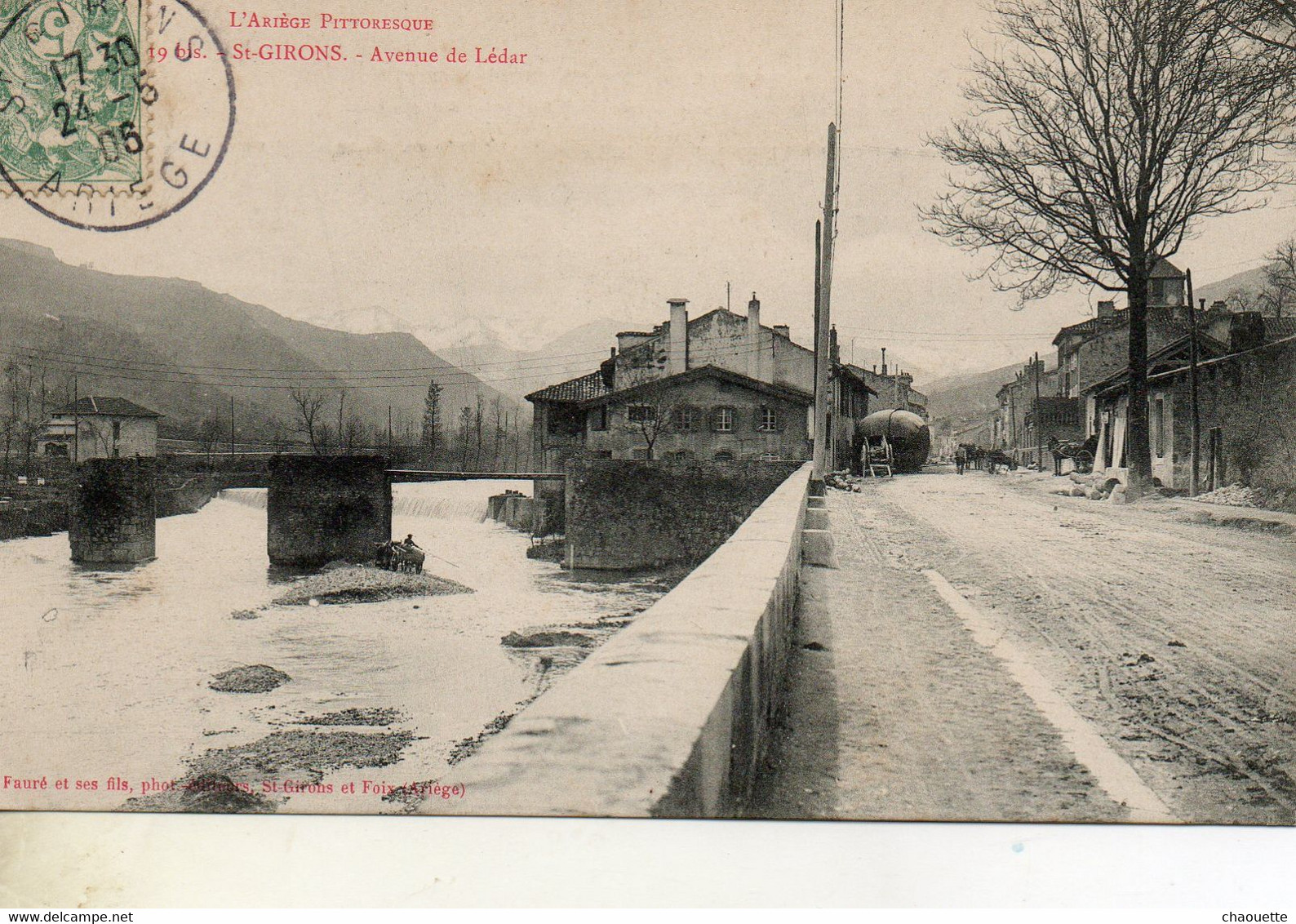 St.girons .... Ave De Ledar         Edit.labouche Frere - Saint Girons