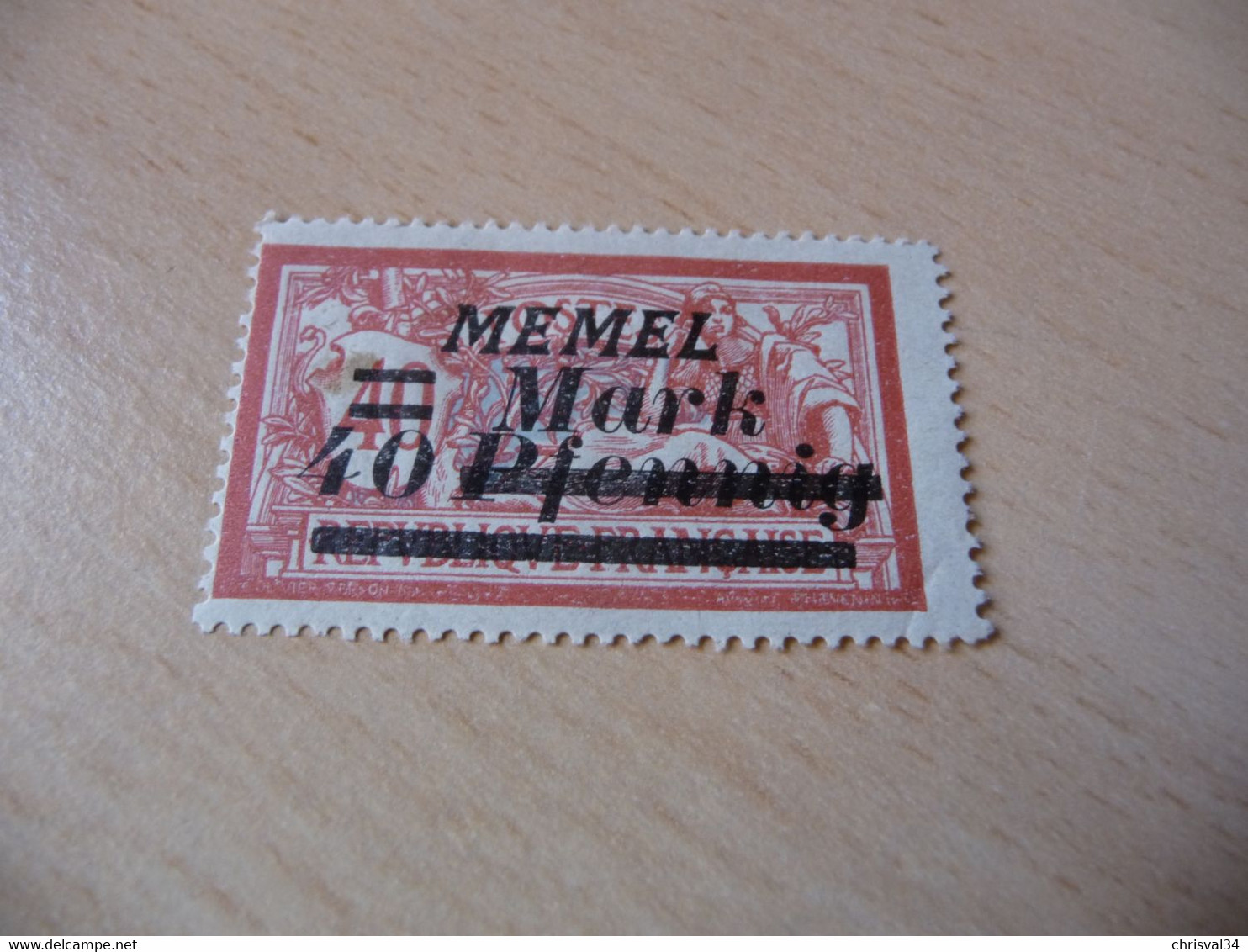 TIMBRE  COLONIES  FRANCAISES  MEMEL    N  84  COTE  1,20  EUROS   NEUF  TRACE  CHARNIERE - Ungebraucht