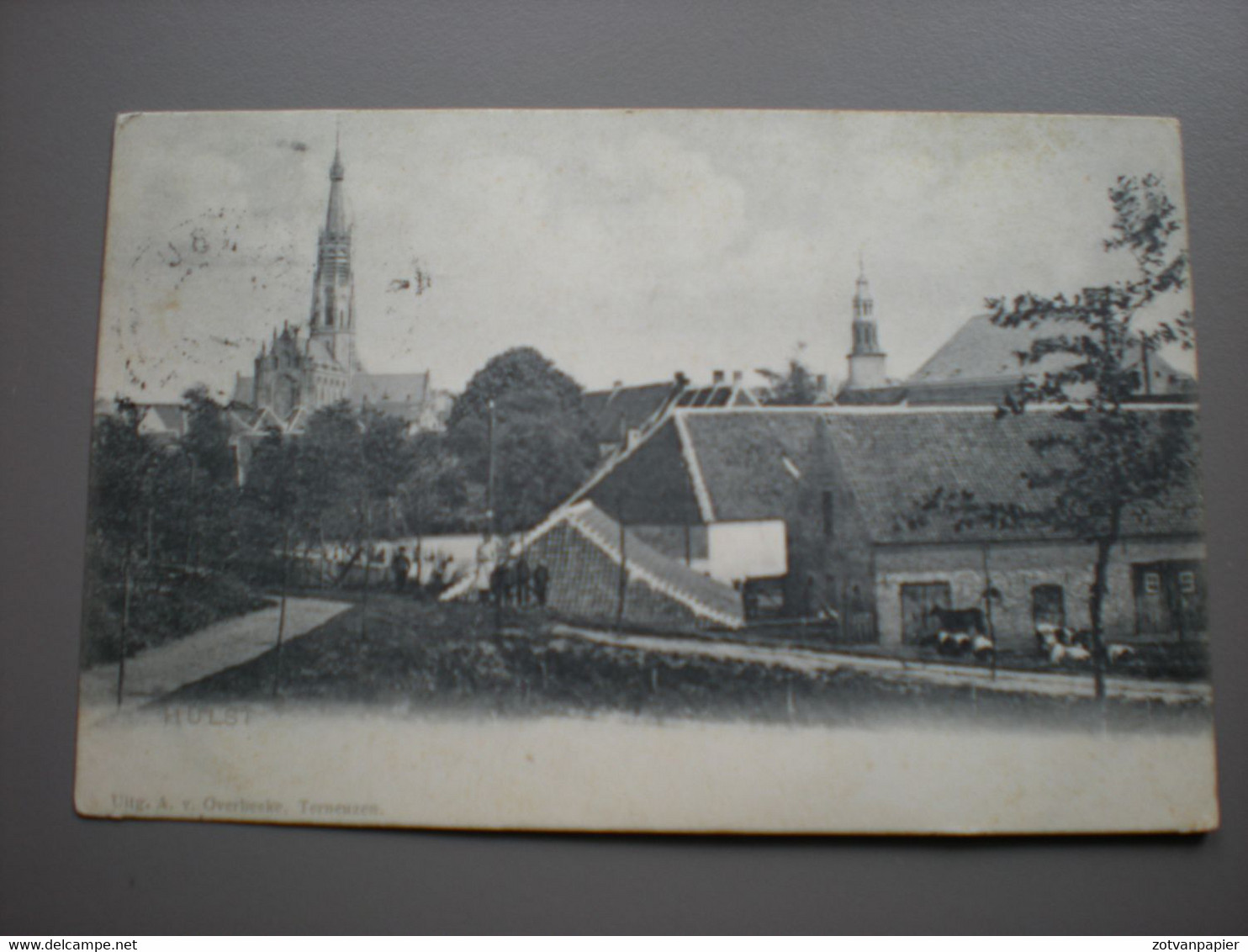 HULST 1904 - KERK EN DORP - Hulst