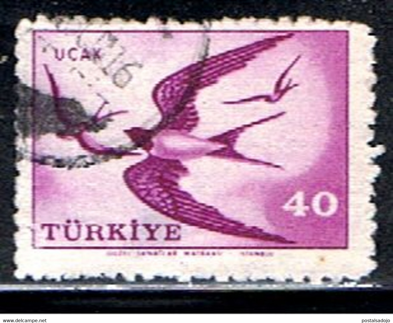 TURQUIE 361 // YVERT  39 // 1959 - Corréo Aéreo