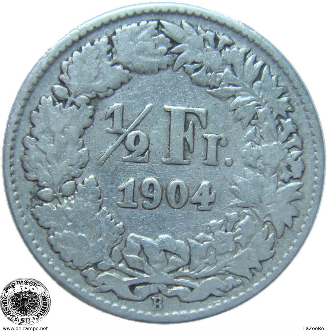 LaZooRo: Switzerland 1/2 Franc 1904 VF - Silver - Altri & Non Classificati