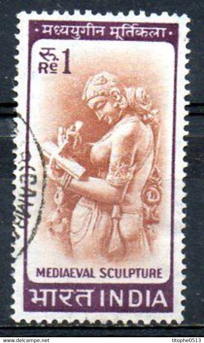 INDE. N°194 Oblitéré De 1965-6. Sculpture Médiévale. - Astrology