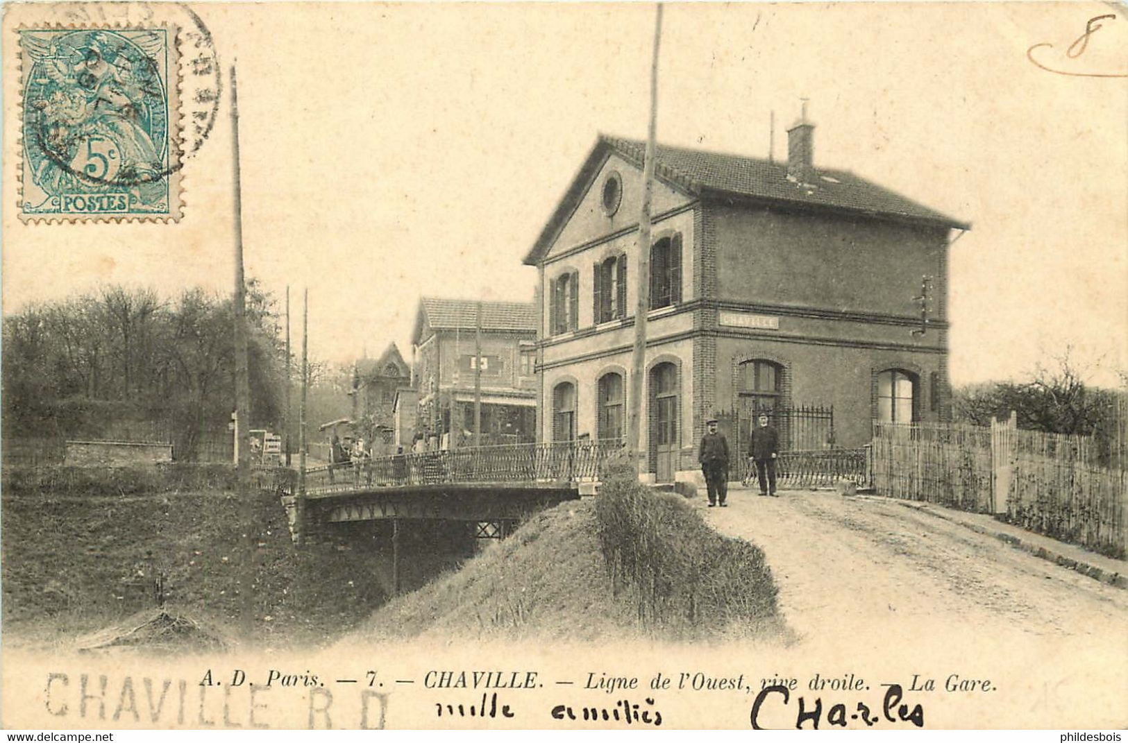 HAUTS DE SEINE  CHAVILLE  Ligne De L'Ouest  La Gare - Chaville