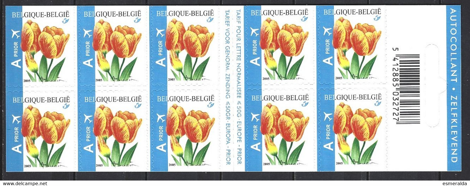 Belgique Cob Carnet B54 Adhésifs -A. Buzin-Fleurs, Tulipe D'Arwin Hybride ** - Sonstige & Ohne Zuordnung