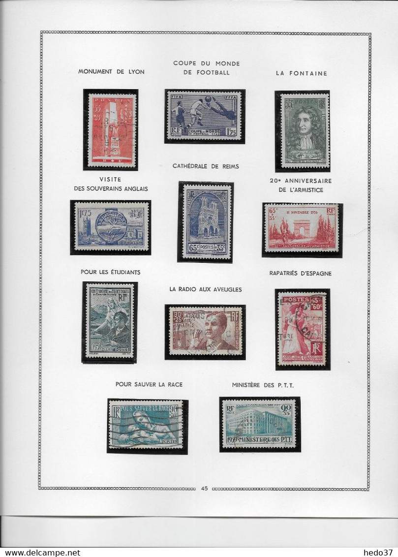 France Collection Vendue Page Par Page - Neufs */Oblitérés - B/TB - Andere & Zonder Classificatie