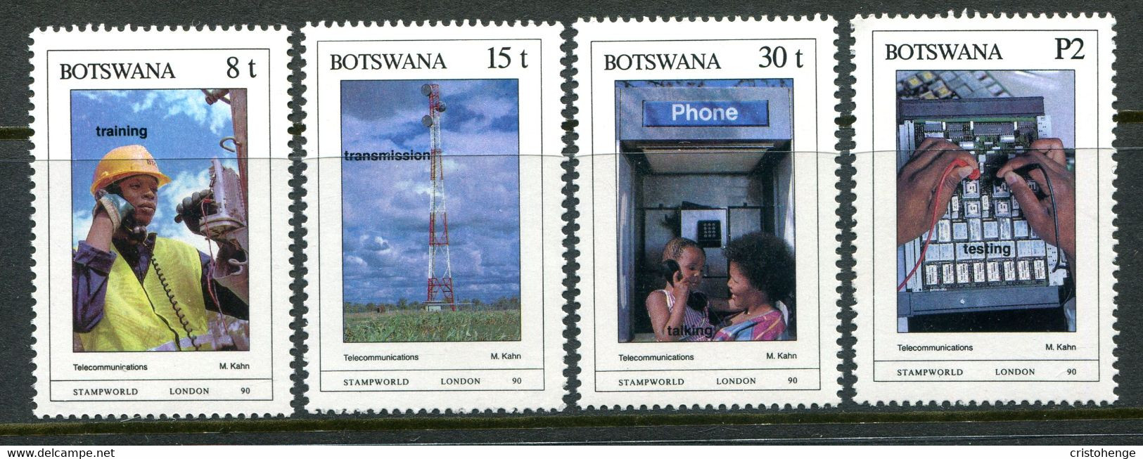 Botswana 1990 Stamp World London '90 Stamp Exhibition Set MNH (SG 693-696) - Botswana (1966-...)