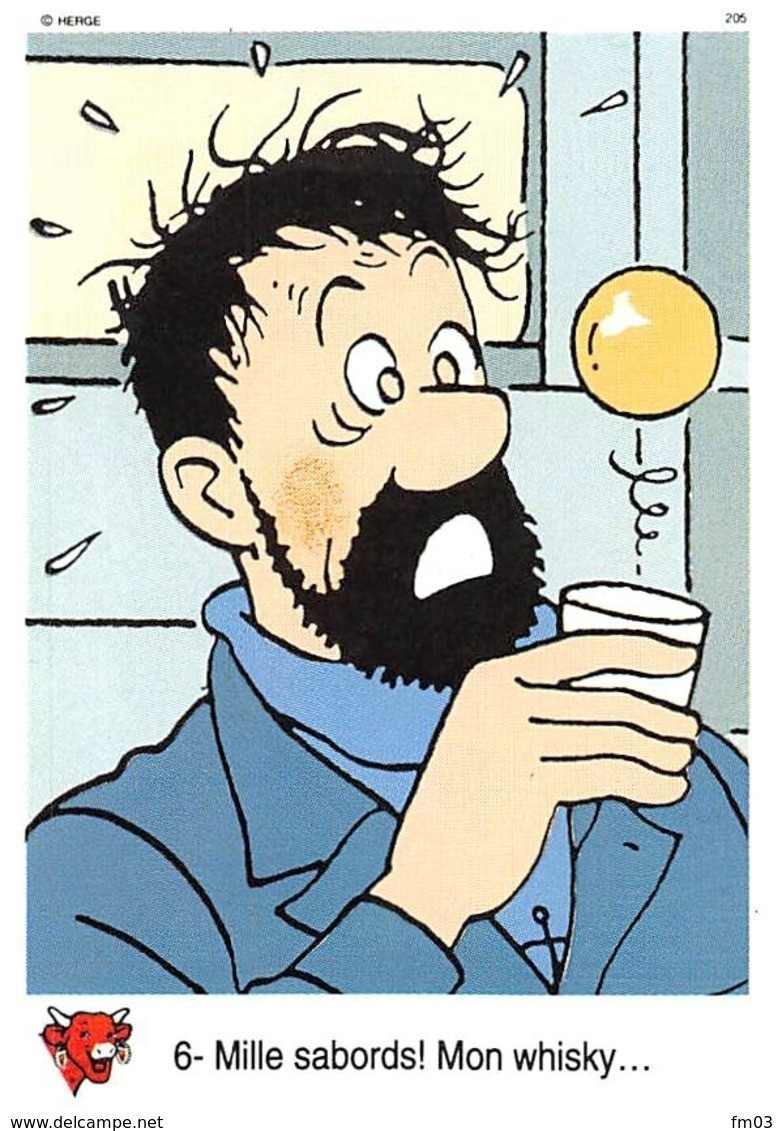 18 images Tintin Vache Qui Rit série complète