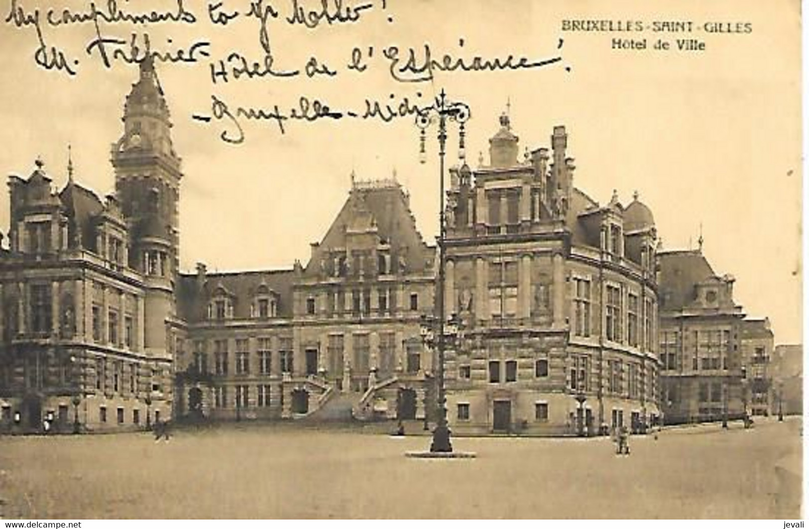 CPA / PK / AK   - BRUXELLES -  SAINT GILLES  Hôtel De Ville - St-Gillis - St-Gilles