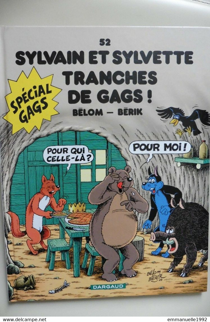 BD Sylvain Et Sylvette - Tome 52 - Tranches De Gags ! - Dargaud - Comme Neuf - Sylvain Et Sylvette