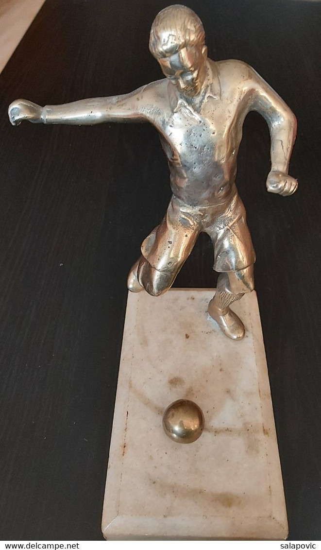 Statua, Statue Figurine Football Player - Bekleidung, Souvenirs Und Sonstige