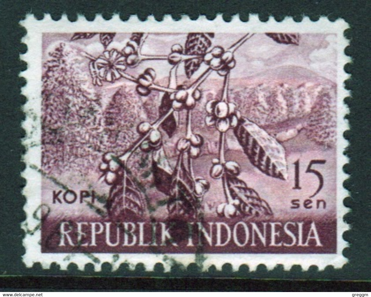 Indonesia 1960 Single 15s Stamp Issued As Part Of The Set Celebrating Agricultural Products. - Indonesia