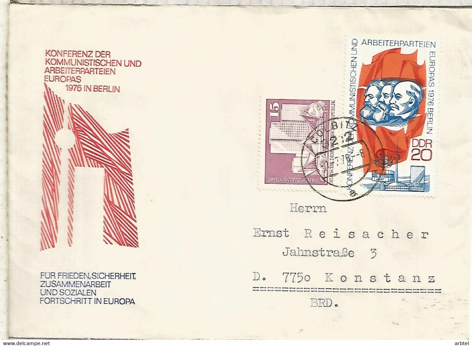 ALEMANIA DDR CC COLBITZ COMUNISMO MARX ENGELS LENIN - Karl Marx