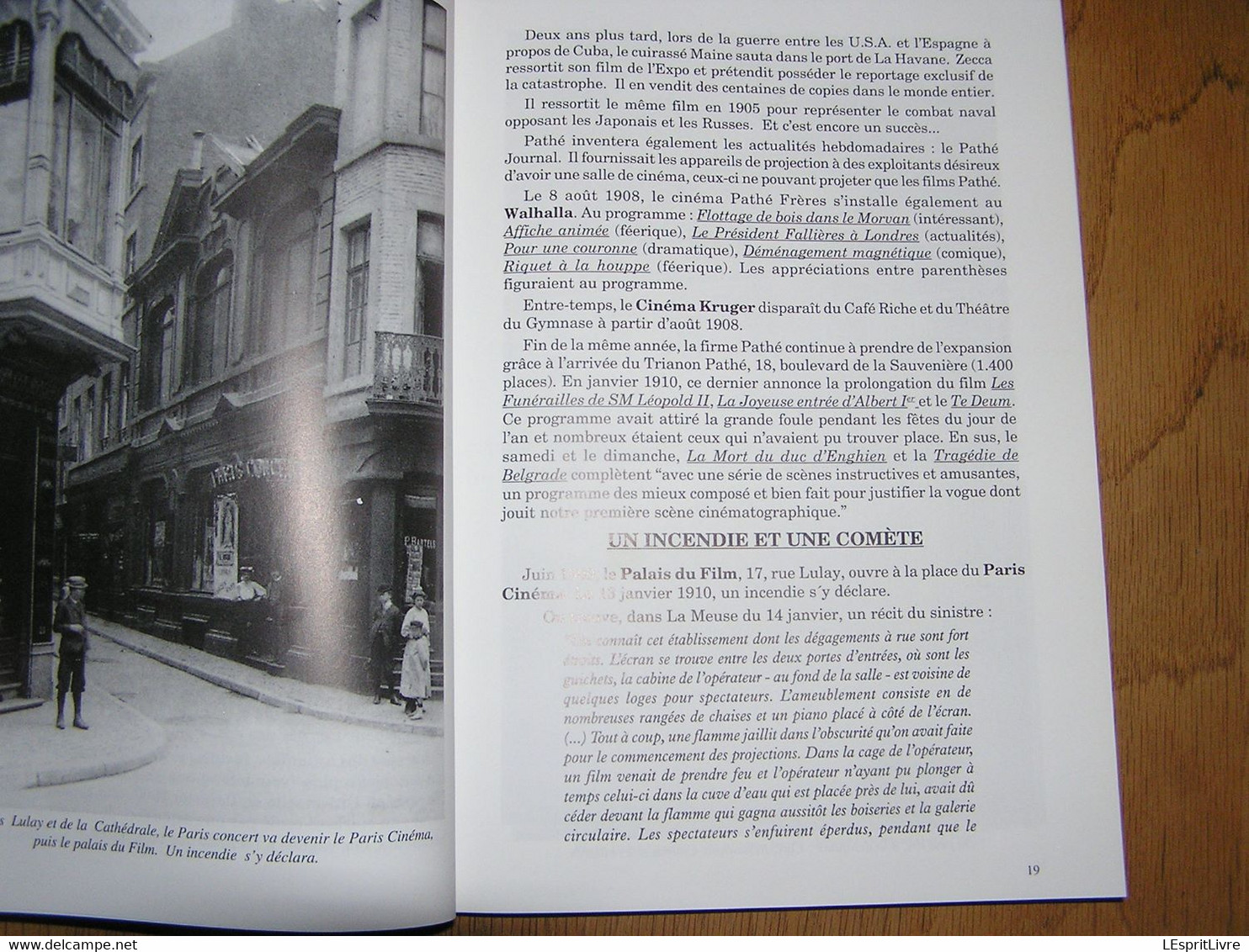 HISTOIRE DES CINEMAS à LIEGE Régionalisme Cinéma Ciné Cinématographe Cinéphilie Caméo Palace Baraque Forain Guerre 40 45