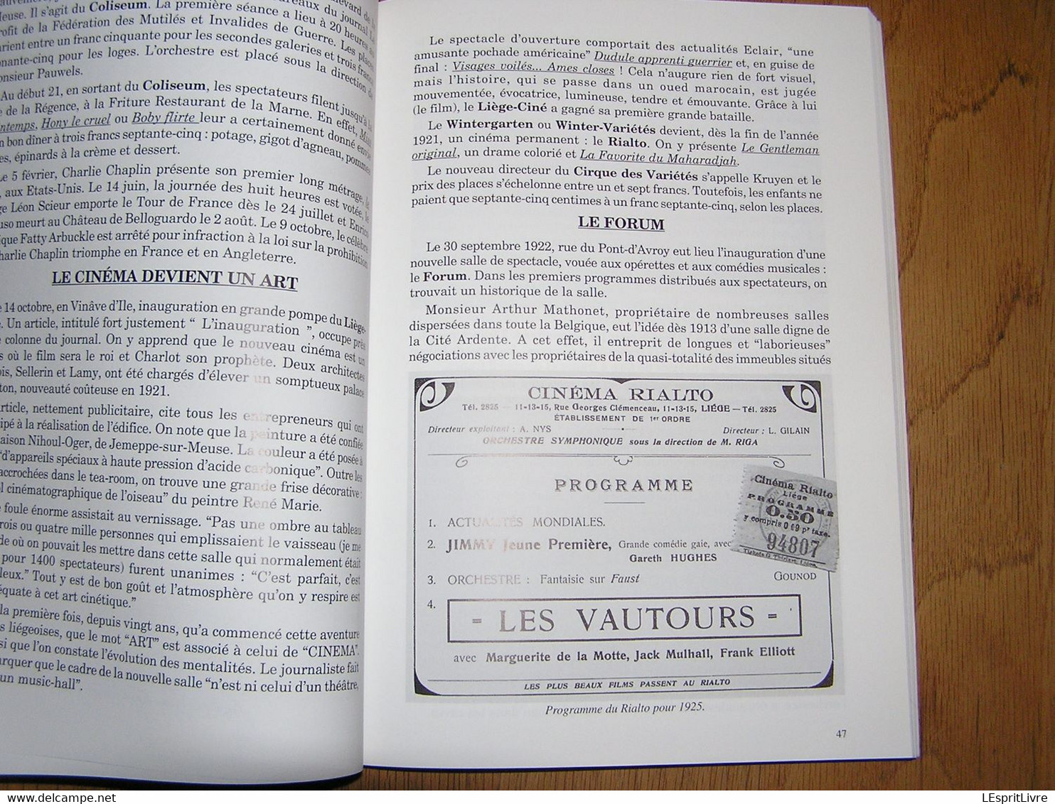 HISTOIRE DES CINEMAS à LIEGE Régionalisme Cinéma Ciné Cinématographe Cinéphilie Caméo Palace Baraque Forain Guerre 40 45