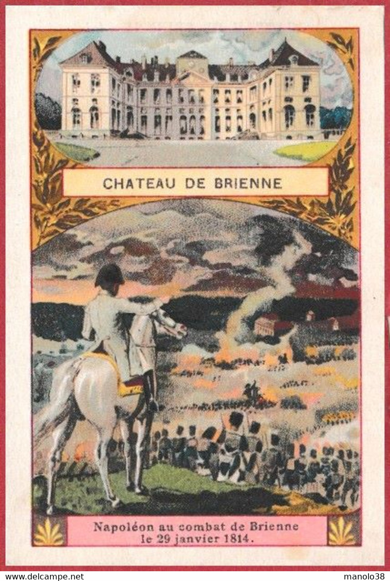 Chateau De Brienne (Aube). Napoléon Au Combat De Brienne Le 29 Janv 1814. Empire. Bon Point. Paillettes Maire. Paris. - Altri & Non Classificati