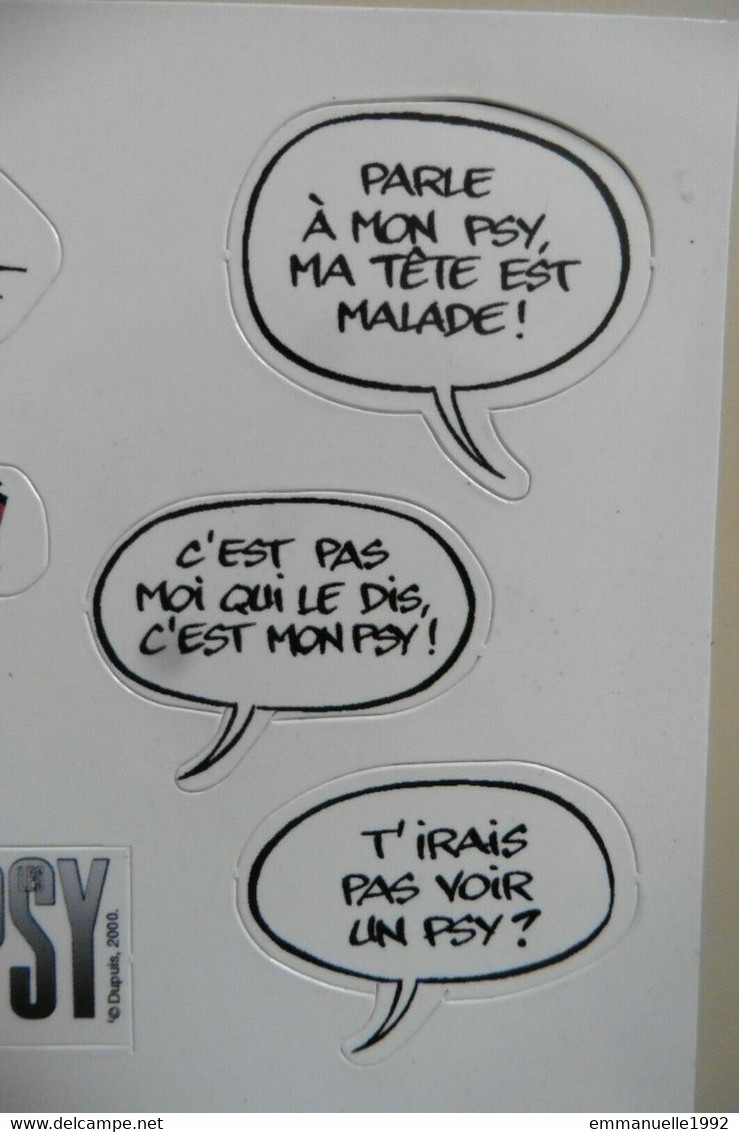 Neuf - Plaque De 6 Magnets à Détacher BD Les Psys - Bédu Cauvin Dupuis - Humorísticas