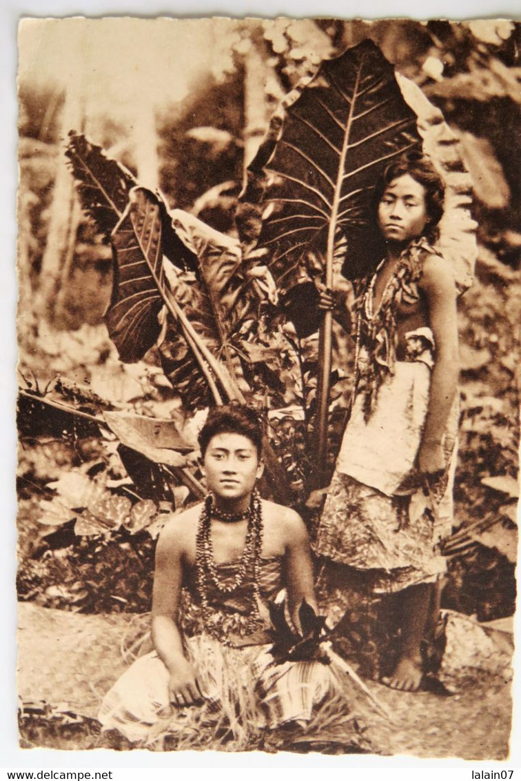 C. P. A. : SAMOA : Types Océaniens ; Jeunes Polynésiennes - Samoa
