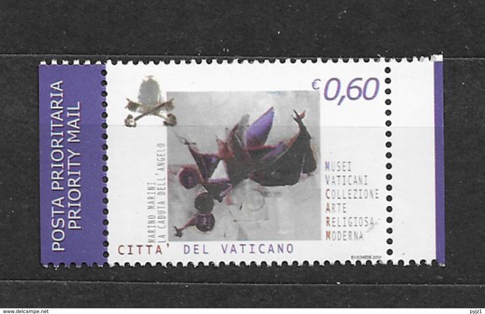 2004 MNH Vaticano Mi 1507 Stamp From Booklet - Unused Stamps