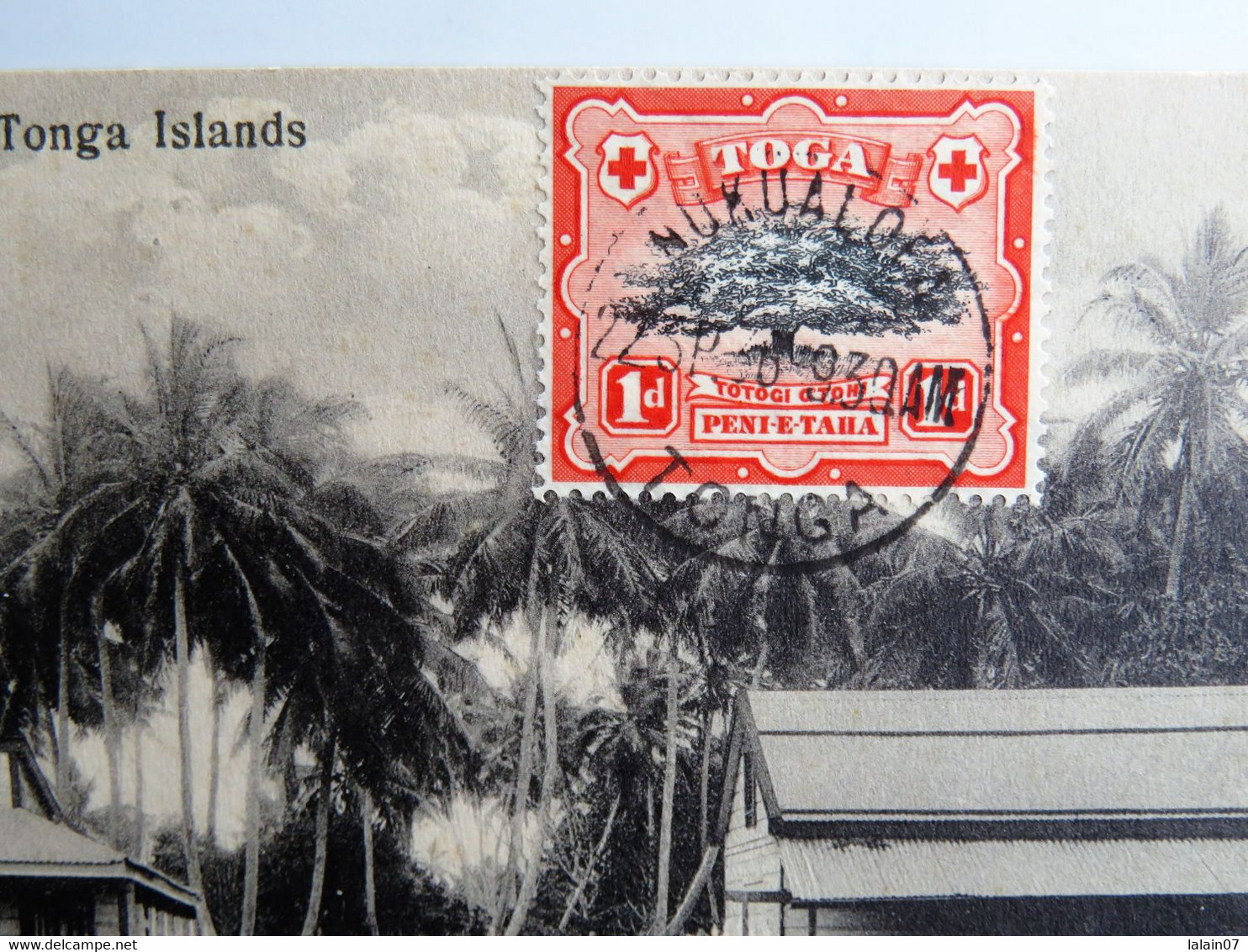 C. P. A. : TONGA : Trading Station, Tonga Islands, Stamp 1930 - Tonga