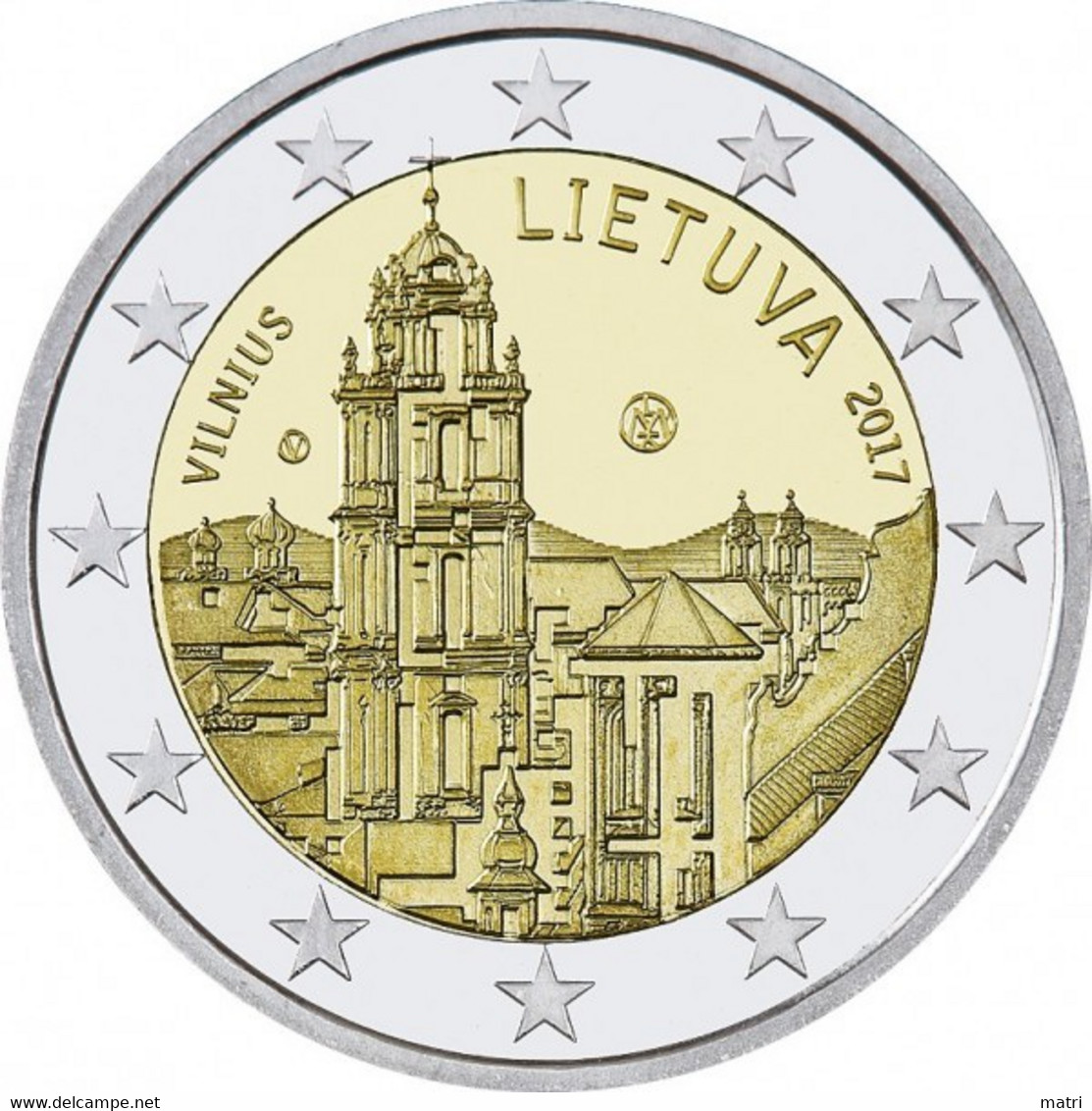 Lithuania 2 Euro 2017 Vilnius UNC - Lithuania