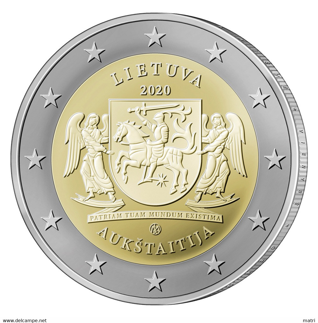 Lithuania 2 Euro 2020 Aukstaitija UNC - Lithuania