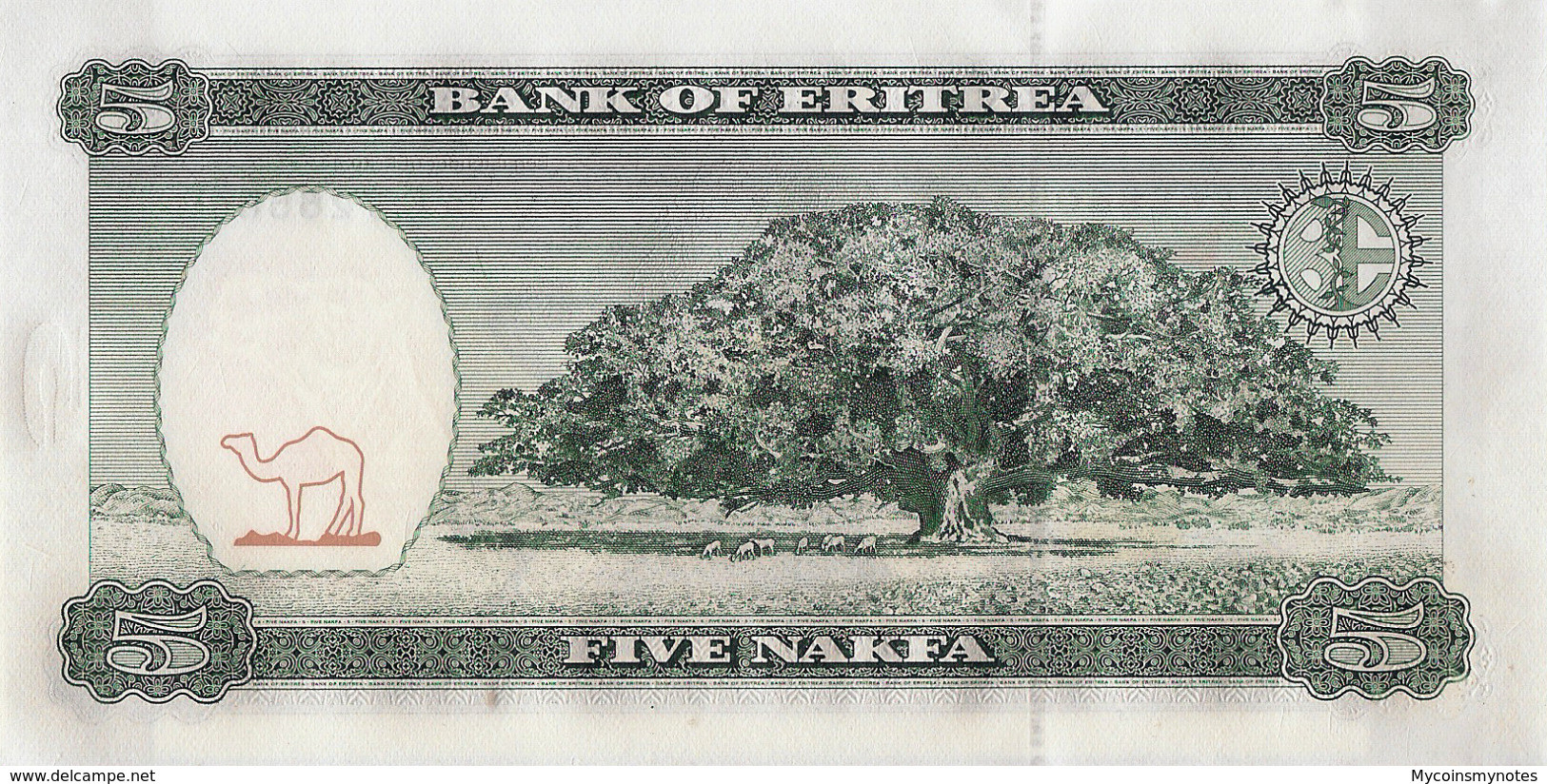 ERITREA, 5 NAKFA, 1997, P2, UNC - Eritrea