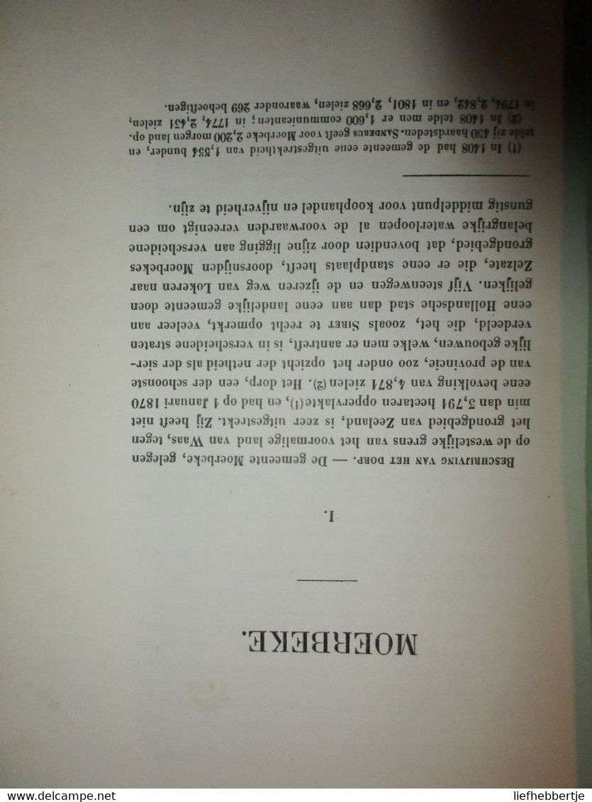 Geschiedenis Van De Gemeente Moerbeke - Door F. De Potter En Jan Broeckaert - Land Van Waas - Moerbeke-Waas