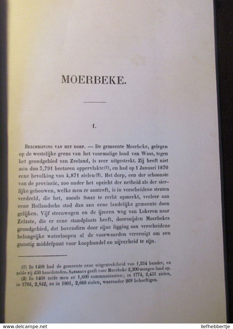 Geschiedenis Van De Gemeente Moerbeke - Door F. De Potter En Jan Broeckaert - Land Van Waas - Moerbeke-Waas