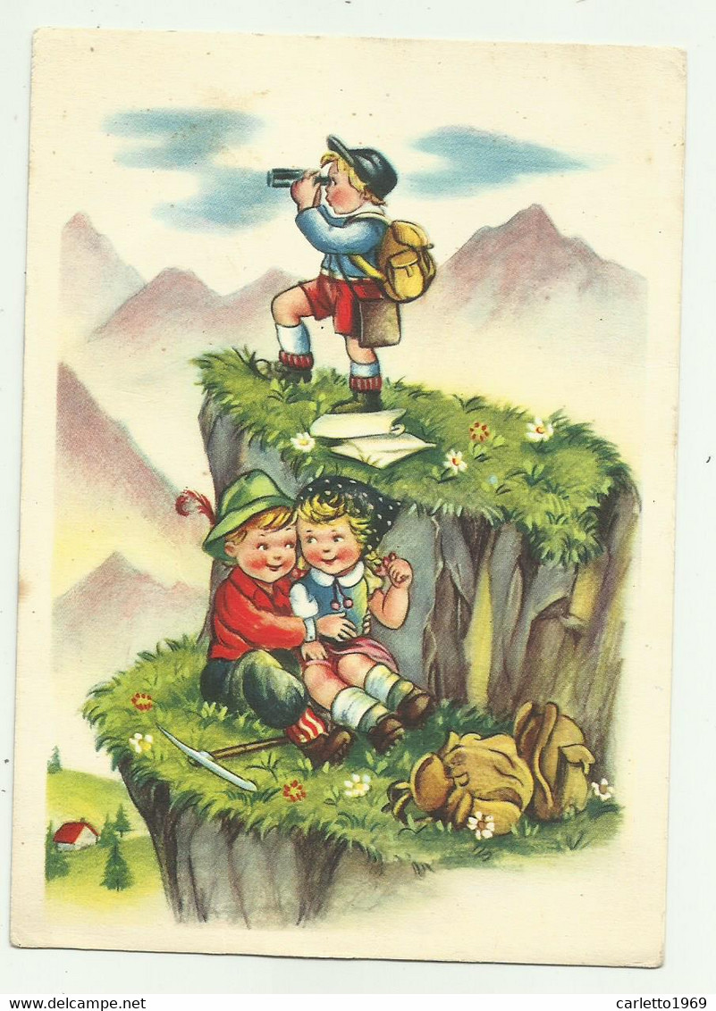 BAMBINI IN MONTAGNA ILLUSTRATA - NV  FG  - - 1900-1949