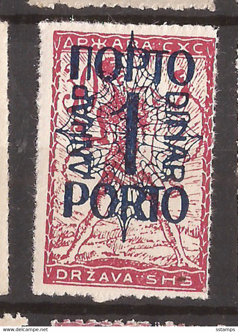 YU-SLOV-SHS 2  1920  48 I I PORTO    JUGOSLAVIA JUGOSLAWIEN  SHS SLOVENIA VERIGARI    HINGED - Slovenië