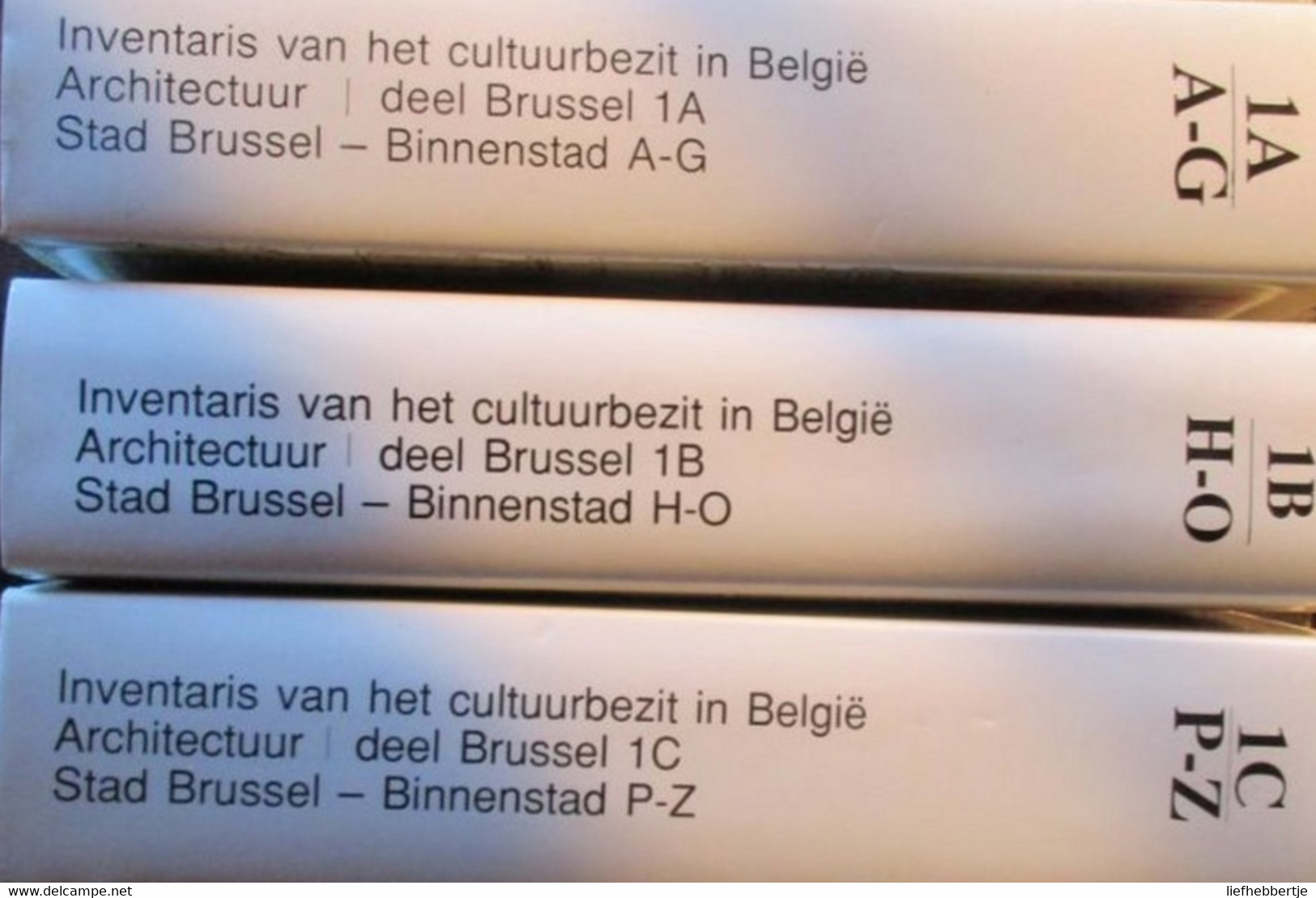 Stad Brussel - Binnenstad : Reeks Van Drie Delen ' Bouwen Door De Eeuwen Heen ' - 1989-1994 - History