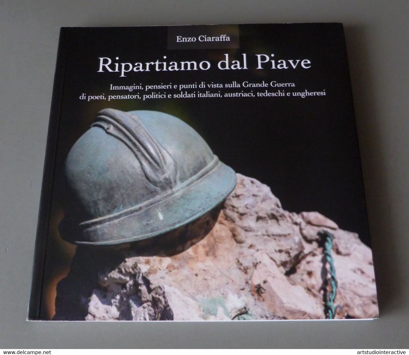 2017 ITALIA "CENTENARIO GRANDE GUERRA / RIPARTIAMO DAL PIAVE" LIBRO 160 PAG. ANNULLO 27.05.2017 (BUSTO ARSIZIO) - Oorlog 1914-18