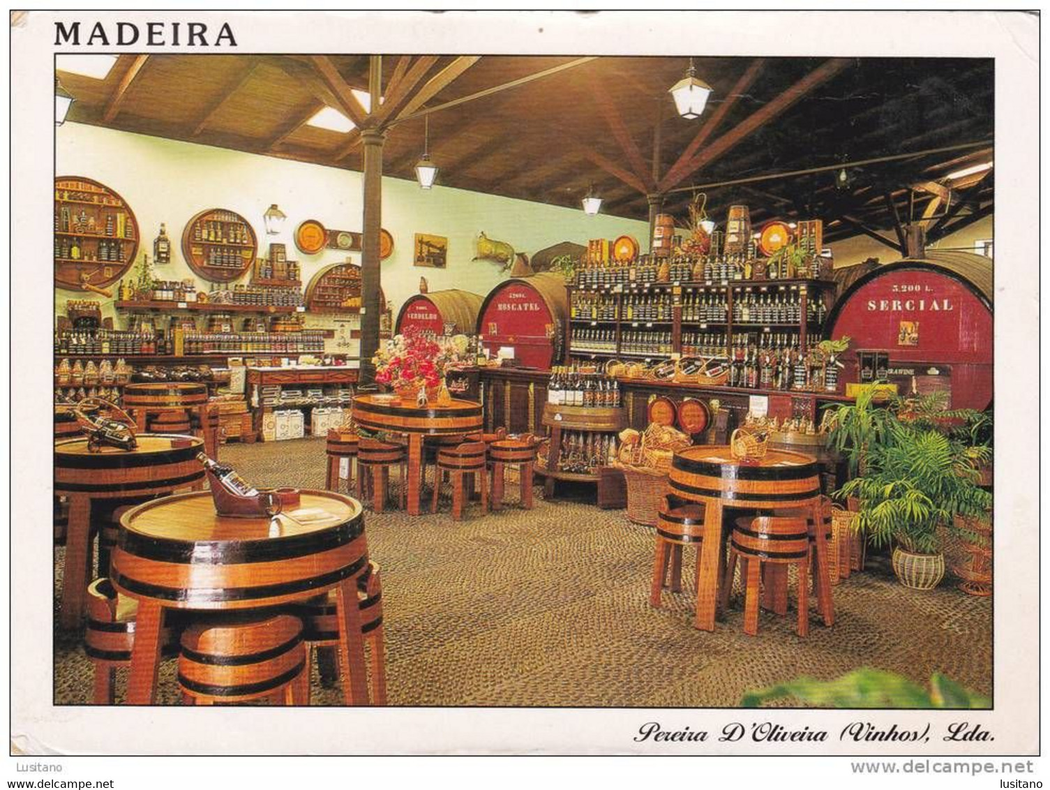 Madeira - Pereira D`Oliveira Vinhos Vin Vino Wine - Portugal ( 2 Scans ) - Madeira